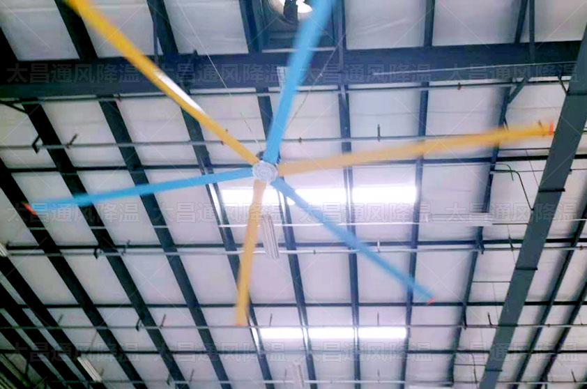 剛結(jié)構(gòu)廠房工業(yè)大風扇如何安裝呢？